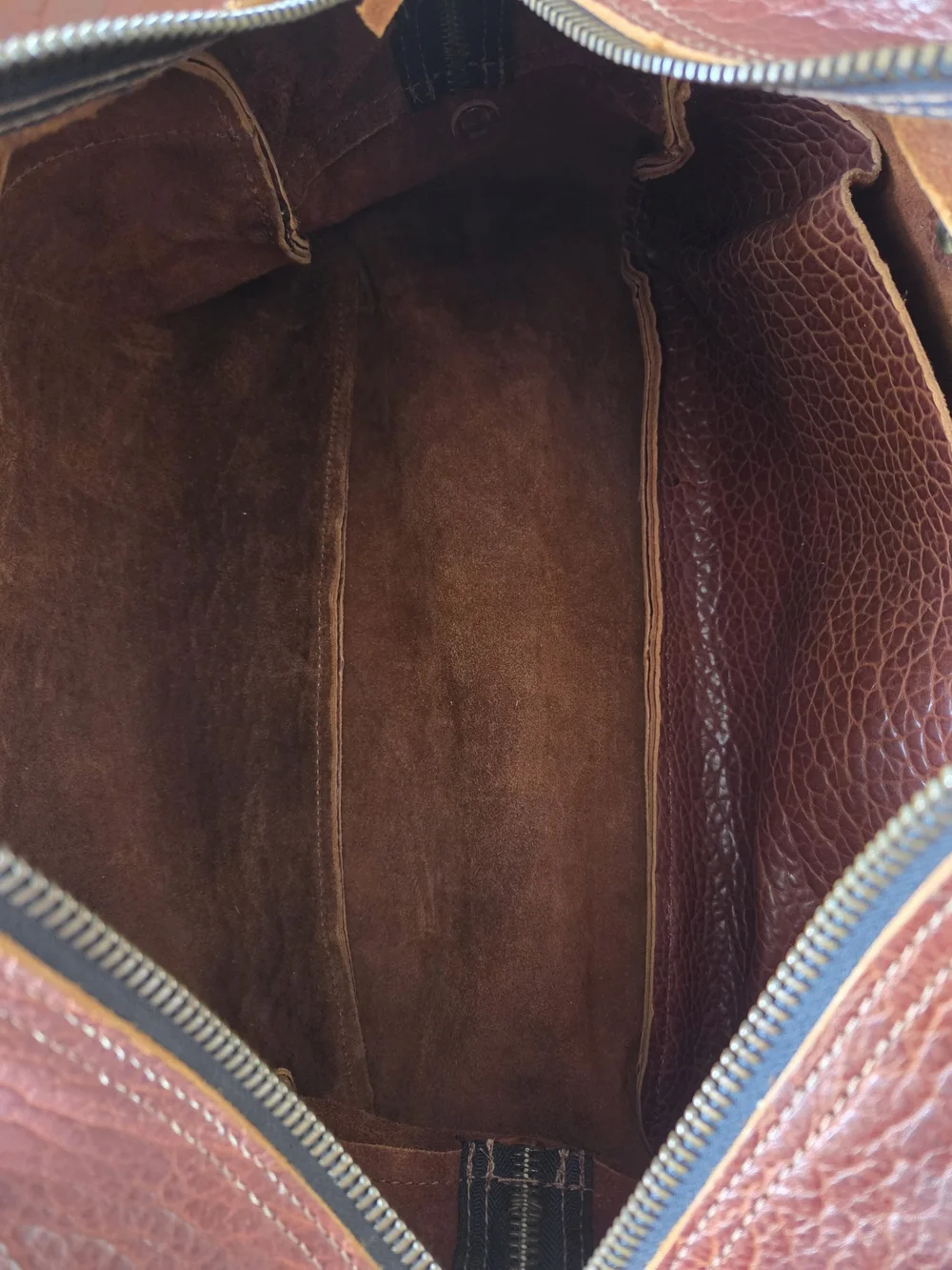 Go Forth Goods Hoffman Weekender In Cognac Bison
